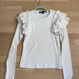 Veronica beard ruffle top